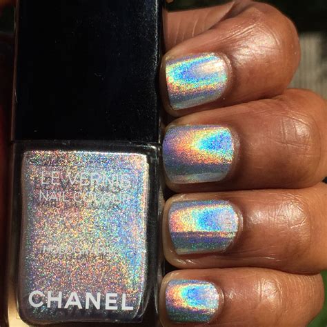 chanel holo nail polish swatch|chanel nail polish gloss.